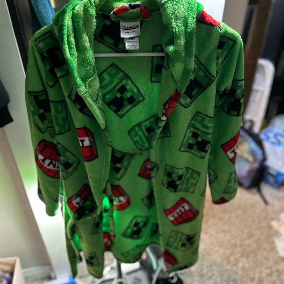 Target Minecraft Green Hooded Robe - Picture 2 of 3